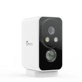 Camstro 2K Outdoor Wireless Camera Night Vision Color PIR Detection Two-Way Audio, IP66, Cloud/SD, Alexa, WiFi 2.4GHz, Rechargeable Battery