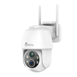 3MP Outdoor Solar Powered Battery Security IP Cameras, 5200mAh Rechargeable Battery, 130¡ã Ultra Wide Angle, Color Night Vision, Human & Vehicle Smart Detection, Two-Way Audio, Works with Alexa & Google