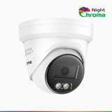 NightChroma<sup>TM</sup> NC800 - 4K Outdoor PoE Security Camera, Acme Color Night Vision, f/1.0 Super Aperture (0.0005 Lux), Human & Vehicle Detection, Intelligent Behavior Analysis, Built-in Microphone, All-Metal Housing