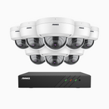 H500 - 3K Super HD 8 Channel 8 Cameras PoE Security System, Smart Dual Light Night Vision, 3072 × 1728 @ 20fps, Smart Human & Vehicle Detection, Built-in Microphone, IP67
