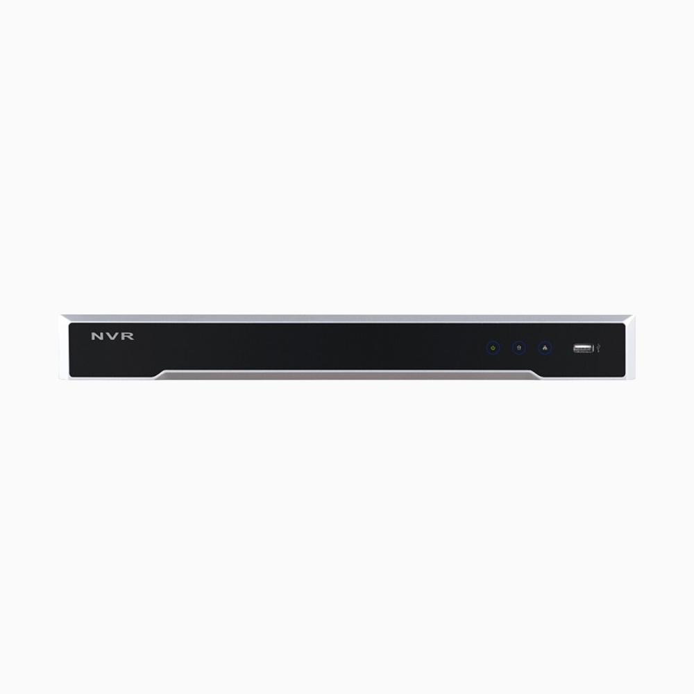 4K 8 Channel Non-PoE NVR, Up to 32MP Resolution, Up to 4CH @ 4K Decoding, USB 3.0 Interface, Supports Thermal/Fisheye/People Counting/Heatmap/ANPR Camera, Max. 20 TB  HDD Storage