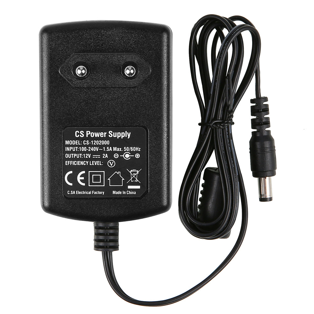 12V/2A CCTV Power Supply Adapter for Home Security Cameras and DVR NVR Recorders