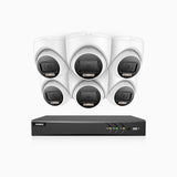 ADLK800 - 4K 8 Channel 6 Dual Light Wired CCTV Security System, Color & IR Night Vision, 3840x2160@20fps, f/1.6 Super Aperture, 4-in-1 Output Signal, IP67