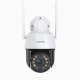 WZ500 - 5MP PTZ WiFi Security Camera, 20X Optical Zoom, Two-Way Audio, 328 ft Infrared Night Vision, AI Human Detection & Auto Tracking