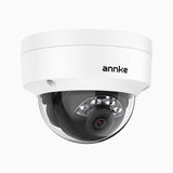 C500D - 3K Outdoor Dual Light PoE Security Dome Camera, Color & IR Night Vision, 3072 × 1728 @ 20fps, Smart Human & Vehicle Detection, Built-in Microphone, IP67