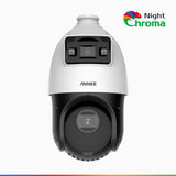 NightChroma<sup>TM</sup> NCT400 - 2-in-1 Dual Lens PTZ Security IP Camera, 3D Position, Acme Color Night Vision (0.001 Lux), 25X Optical Zoom, Smart Detection, 4MP Resolution