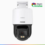 NightChroma<sup>TM</sup> NCPT500 - 3K PT Speed Dome PoE Security Camera, 340° Pan & 110° Tilt, 3072*1728 Resolution, f/1.0 Super Aperture, Acme Color Night Vision, Motion Detection, 2-Way Audio