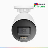NightChroma<sup>TM</sup> NC800 - 4K Outdoor PoE Security Camera, Acme Color Night Vision, f/1.0 Super Aperture (0.0005 Lux), Human & Vehicle Detection, Intelligent Behavior Analysis, Built-in Microphone, All-Metal Housing