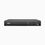 4K 16 Channel H.265+ PoE NVR, Dual Hard Drive Bays, RTSP Supported, Works with Alexa