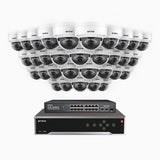 H500 - 3K 32 Channel 32 Cameras PoE Security System, Smart Dual Light Night Vision, 3072 × 1728 @ 20fps, Smart Human & Vehicle Detection, Built-in Microphone, IP67